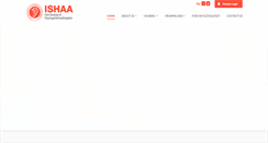 Desktop Screenshot of ishaa.ie